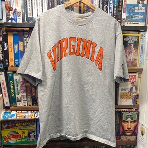 XL VINTAGE UNIVERSITY OF VIRGINIA SINGL STITCH SPELLOUT